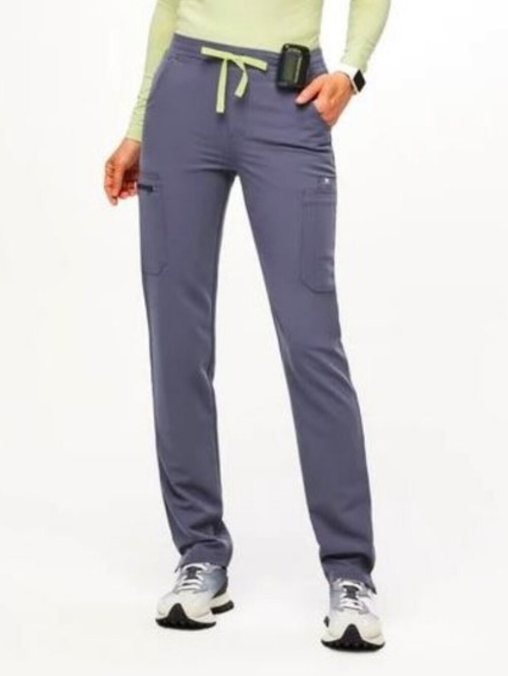 FIGS Space Navy Yola™ High Waisted - Petite Skinny Scrub Pants - XS